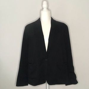 Chicos one button black jacket size 3 XL 16